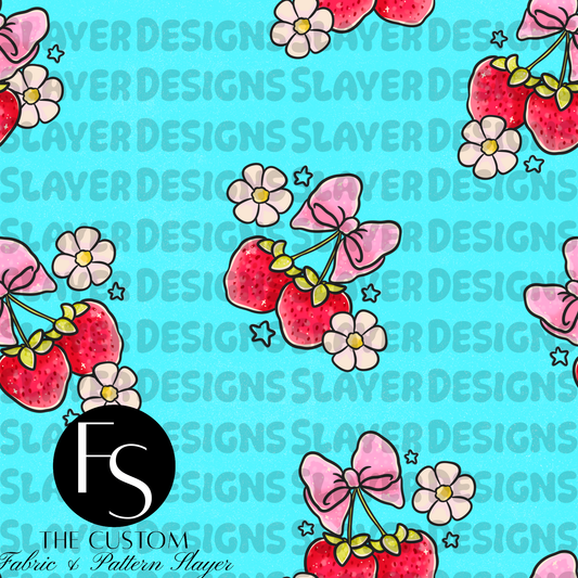 Strawberry Dinosaurs Coordinate A - LYSSDOODLES