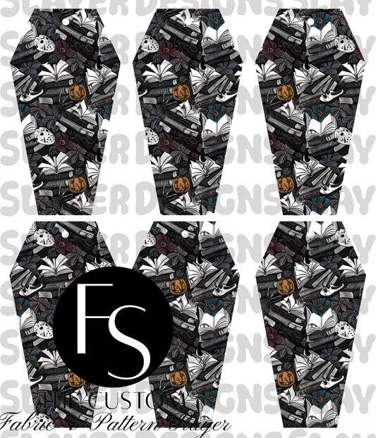 COFFINMARK03 - Cut and Sew Bookmarks FABRICSLAYER - Preorder