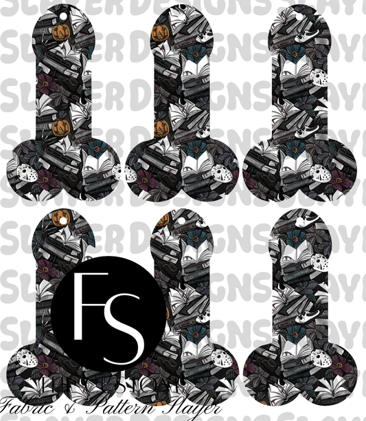 COCKMARK03 - Cut and Sew Bookmarks FABRICSLAYER - Preorder