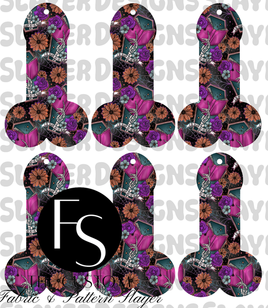 COCKMARK04 - Cut and Sew Bookmarks FABRICSLAYER - Preorder