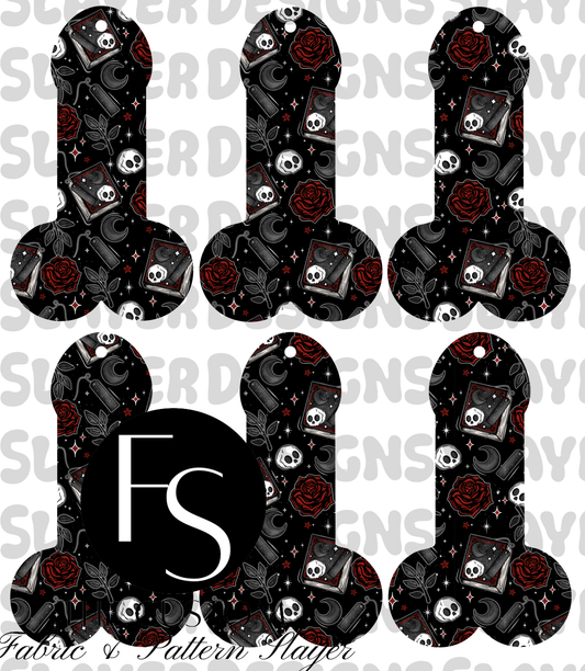 COCKMARK08 - Cut and Sew Bookmarks FABRICSLAYER - Preorder