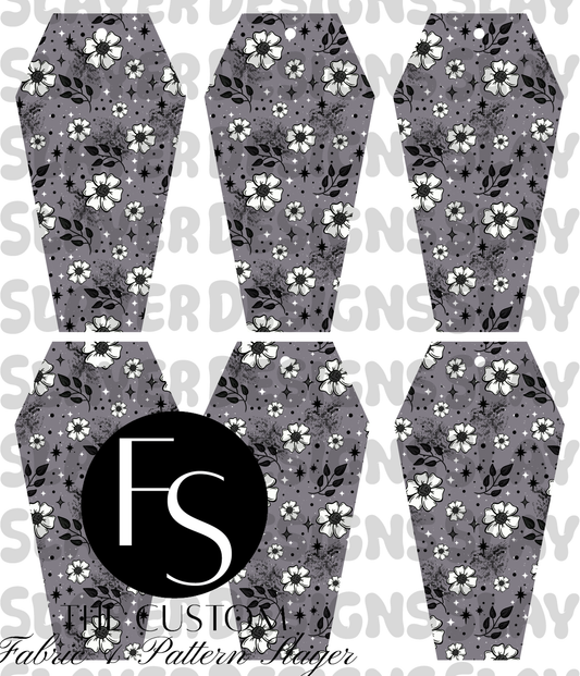 COFFINMARK09 - Cut and Sew Bookmarks FABRICSLAYER - Preorder