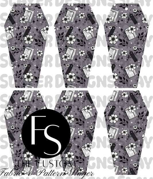 COFFINMARK10 - Cut and Sew Bookmarks FABRICSLAYER - Preorder