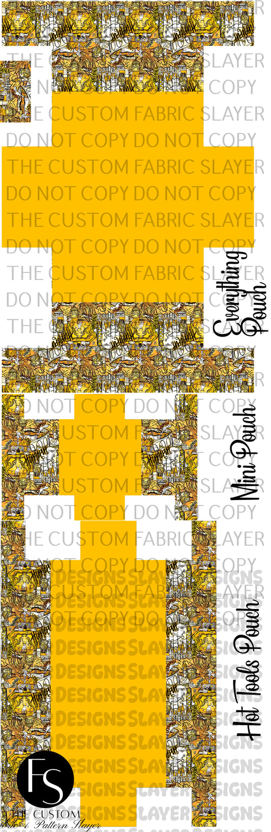 BOXYSET001 - Cut and Sew Boxy Pouch  FABRICSLAYER - Preorder