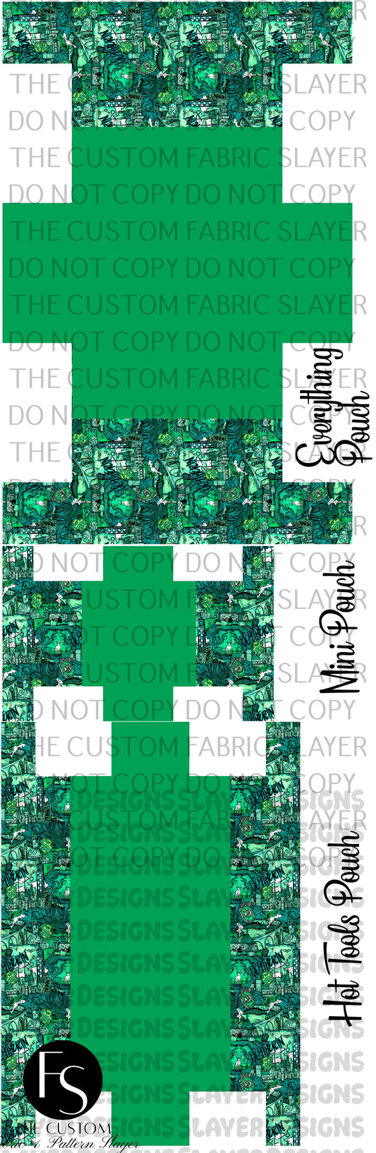 BOXYSET002- Cut and Sew Boxy Pouch FABRICSLAYER - Preorder