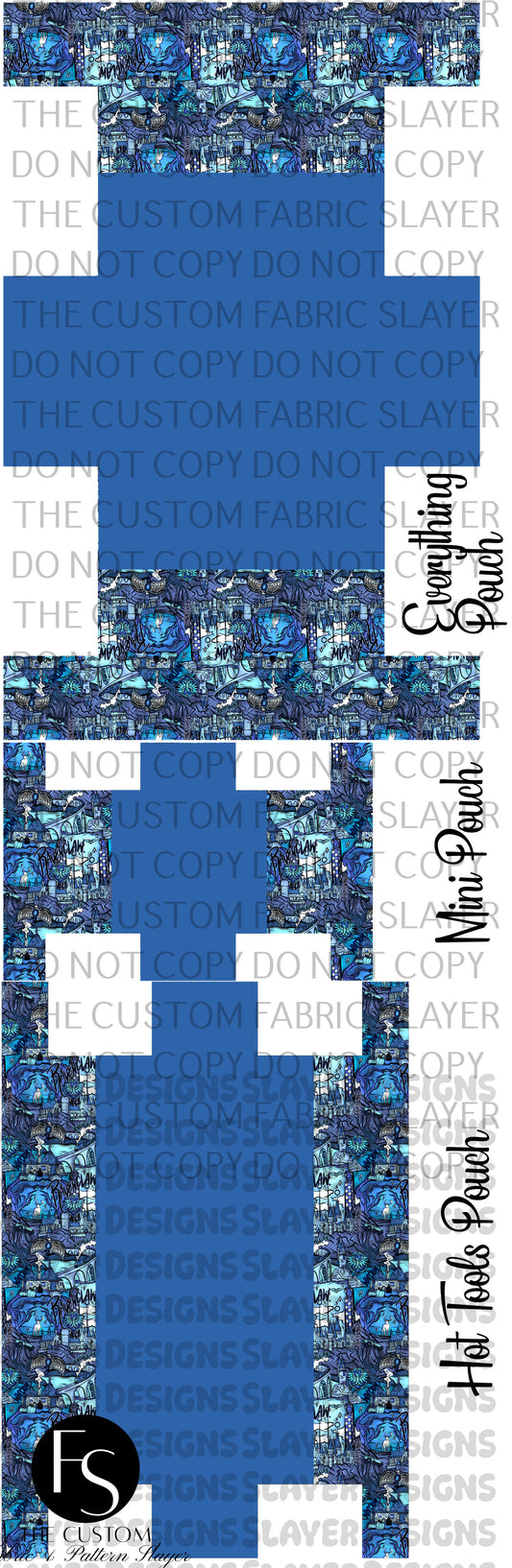 BOXYSET003 - Cut and Sew Boxy Pouch FABRICSLAYER - Preorder