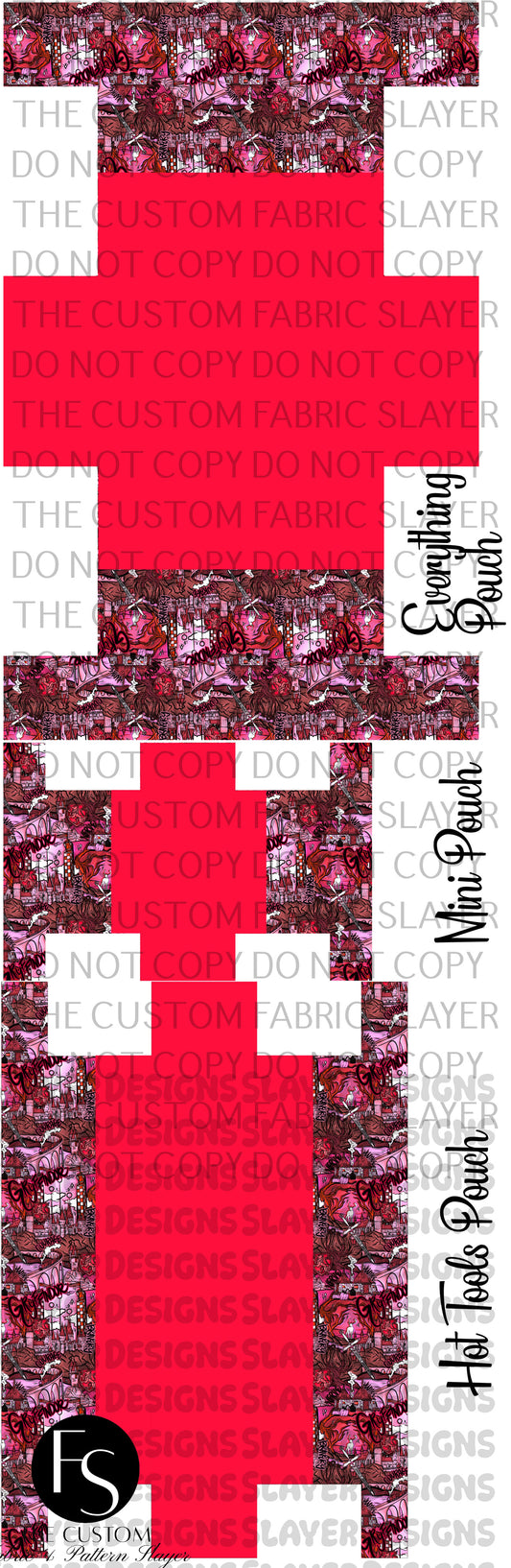 BOXYSET004 - Cut and Sew Boxy Pouch FABRICSLAYER - Preorder