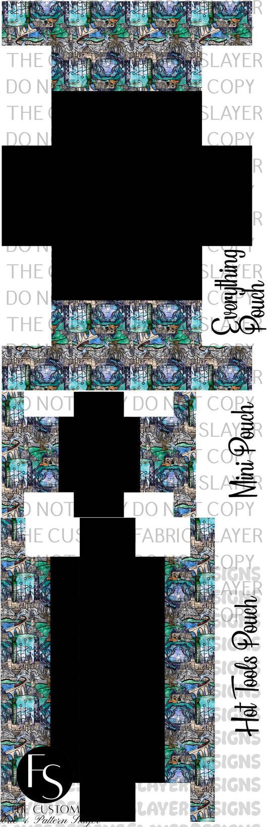 BOXYSET005 - Cut and Sew Boxy Pouch  FABRICSLAYER - Preorder