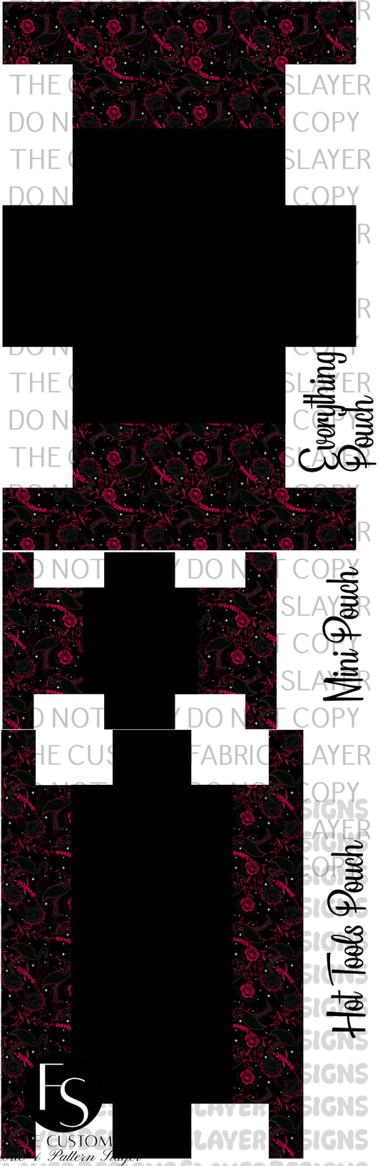 BOXYSET006 - Cut and Sew Boxy Pouch FABRICSLAYER - Preorder