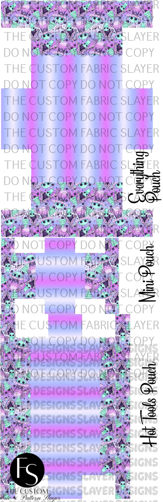 BOXYSET007 - Cut and Sew Boxy Pouch FABRICSLAYER - Preorder