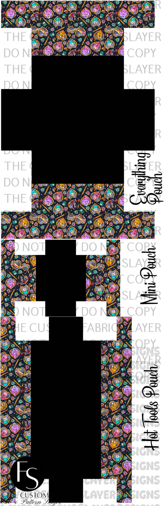 BOXYSET009 - Cut and Sew Boxy Pouch  FABRICSLAYER - Preorder