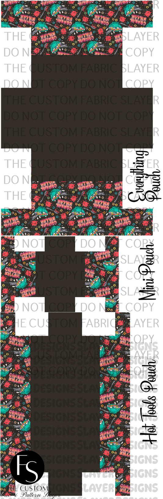 BOXYSET010 - Cut and Sew Boxy Pouch FABRICSLAYER - Preorder