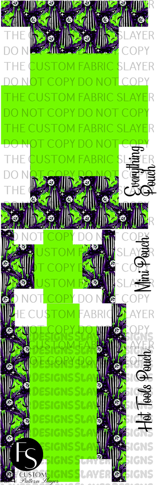BOXYSET011 - Cut and Sew Boxy Pouch  FABRICSLAYER - Preorder