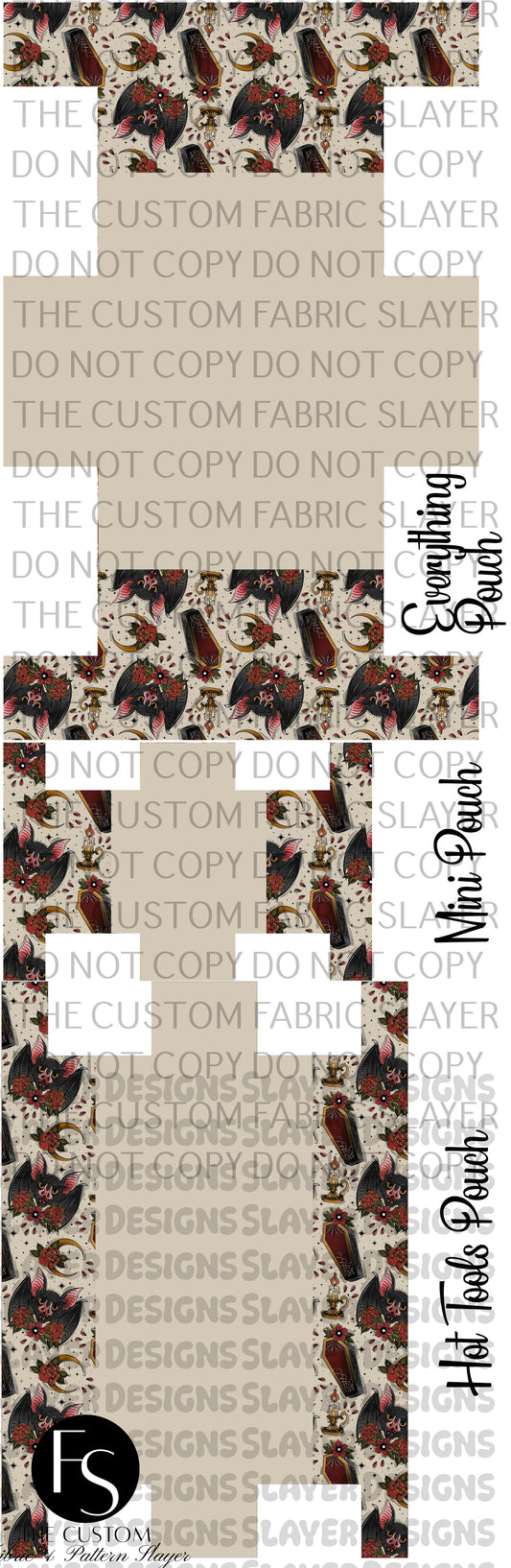 BOXYSET012 - Cut and Sew Boxy Pouch FABRICSLAYER - Preorder