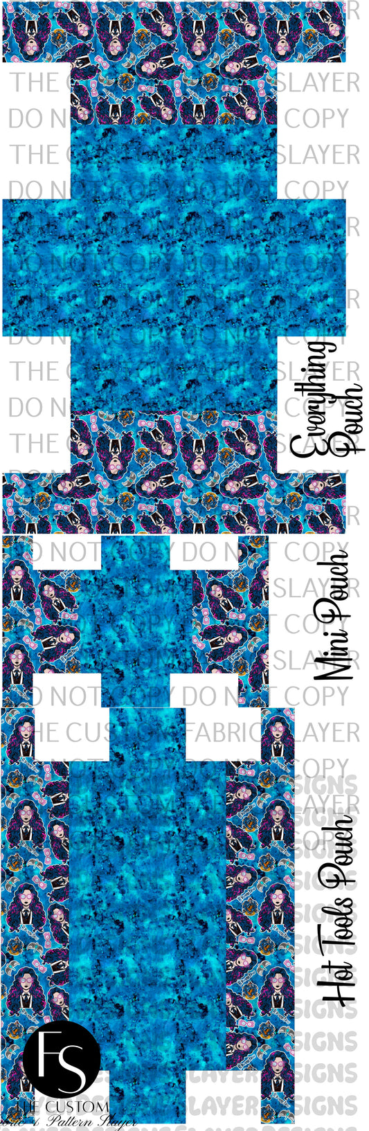 BOXYSET015 - Cut and Sew Boxy Pouch FABRICSLAYER - Preorder