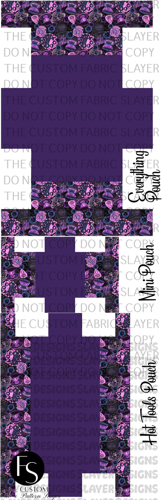 BOXYSET016 - Cut and Sew Boxy Pouch FABRICSLAYER - Preorder