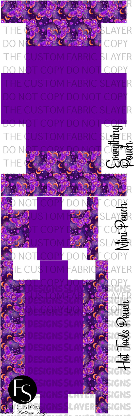 BOXYSET017 - Cut and Sew Boxy Pouch FABRICSLAYER - Preorder