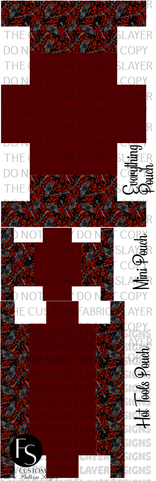 BOXYSET020 - Cut and Sew Boxy Pouch FABRICSLAYER - Preorder