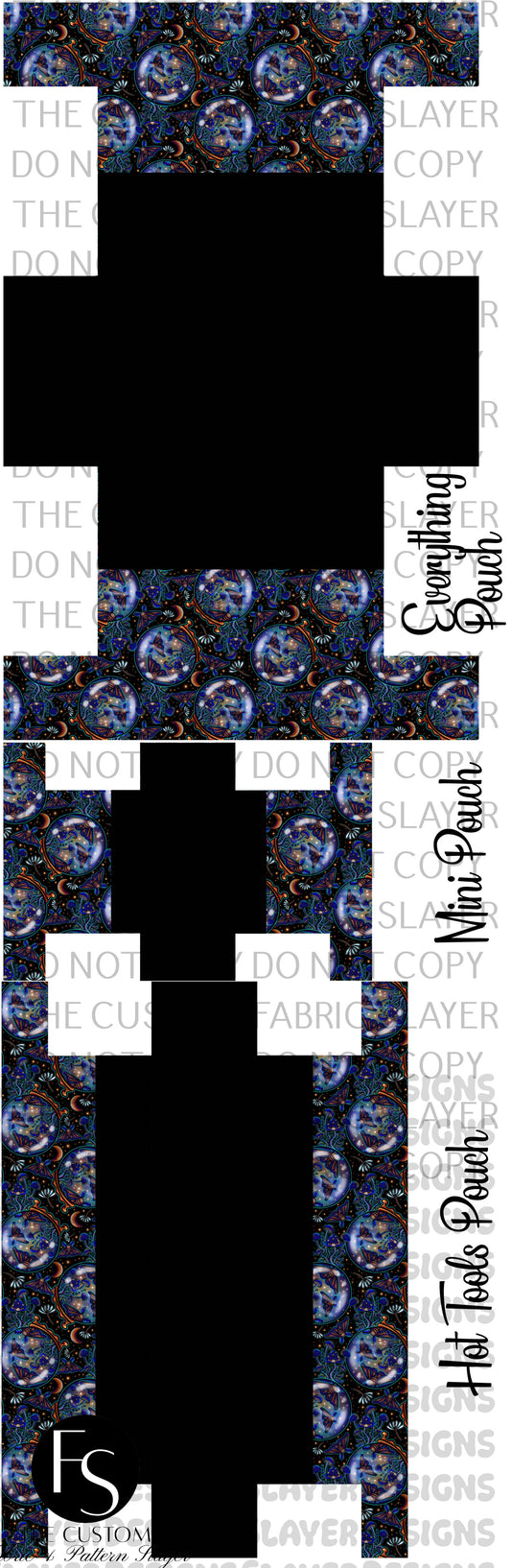 BOXYSET022 - Cut and Sew Boxy Pouch FABRICSLAYER - Preorder