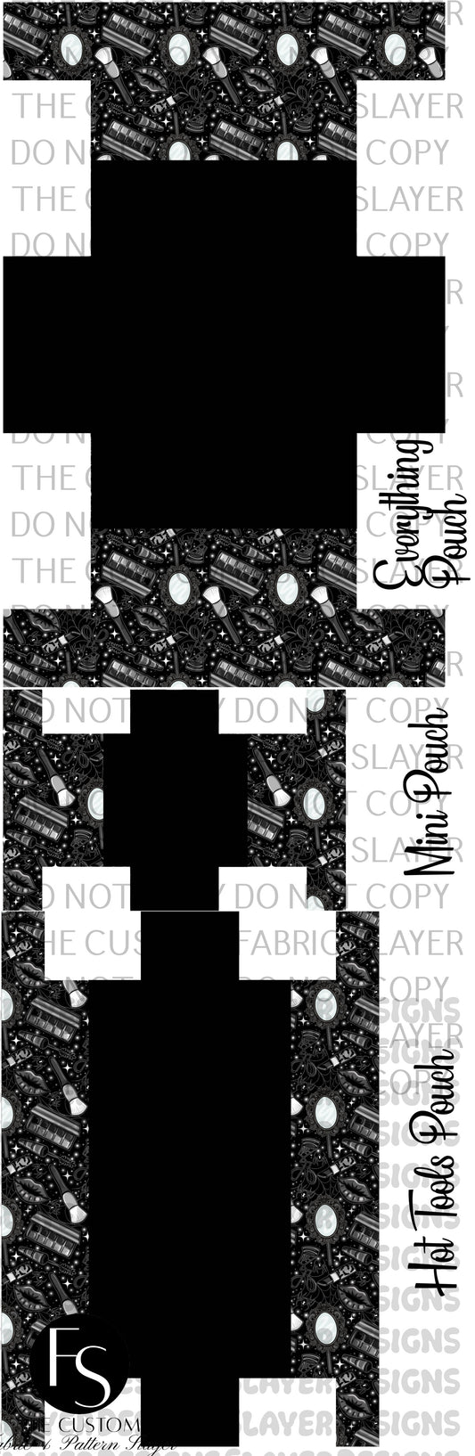 BOXYSET024 - Cut and Sew Boxy Pouch FABRICSLAYER - Preorder