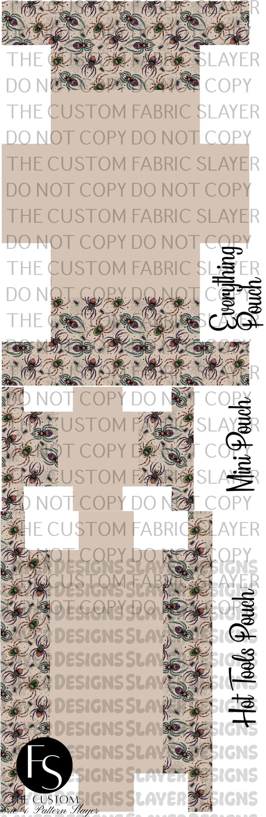 BOXYSET025 - Cut and Sew Boxy Pouch FABRICSLAYER - Preorder