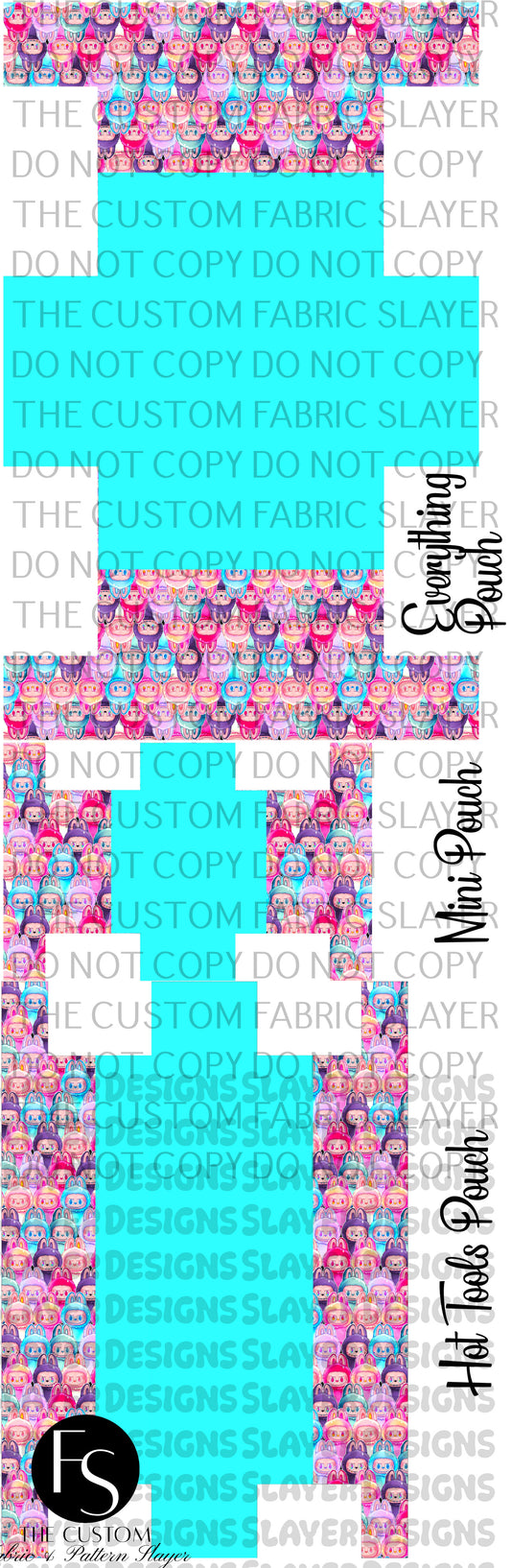 BOXYSET026 - Cut and Sew Boxy Pouch FABRICSLAYER - Preorder