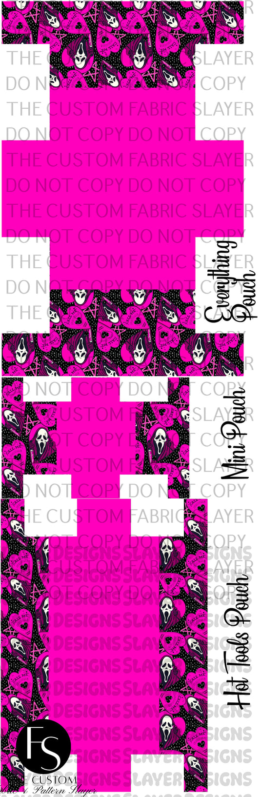 BOXYSET028 - Cut and Sew Boxy Pouch FABRICSLAYER - Preorder