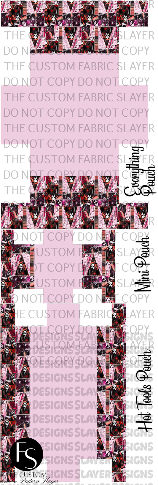 BOXYSET029 - Cut and Sew Boxy Pouch FABRICSLAYER - Preorder