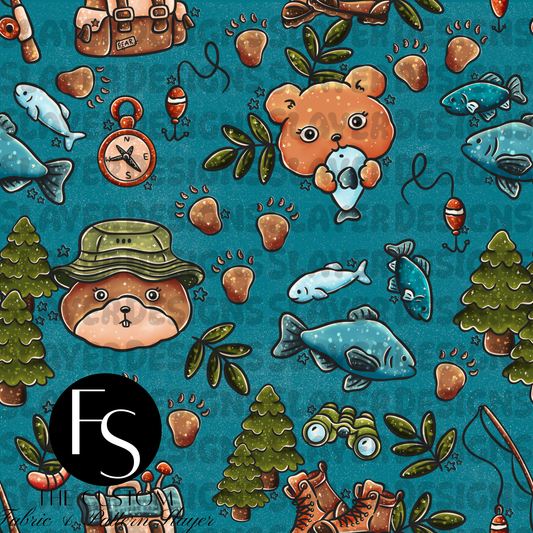 Fishing Friends E - LYSSDOODLES