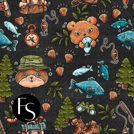 Fishing Friends D - LYSSDOODLES