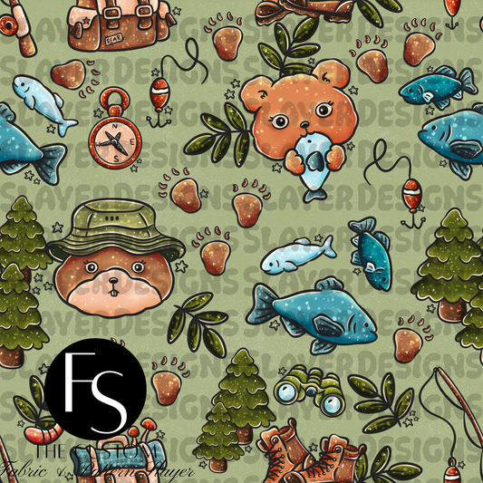 Fishing Friends B - LYSSDOODLES