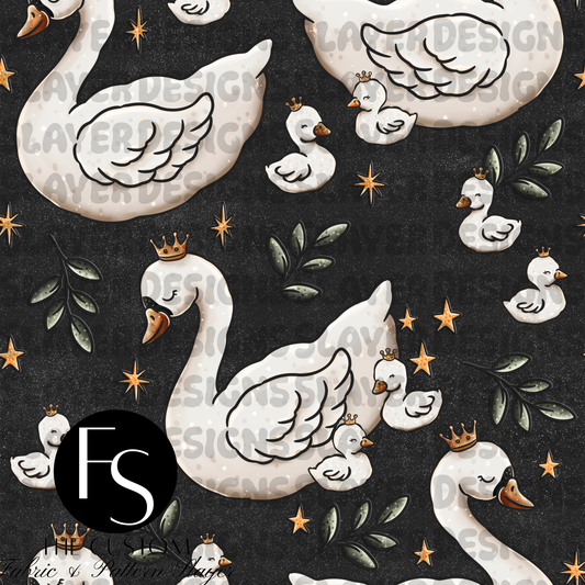 Swans D - LYSSDOODLES