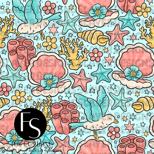 Beachy Vibes D - LYSSDOODLES