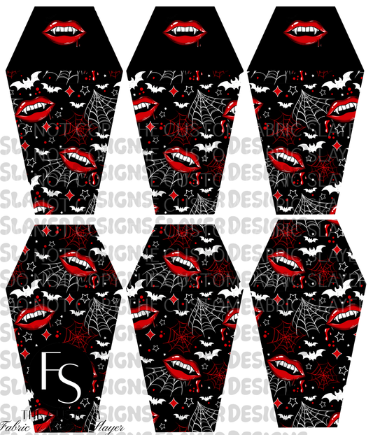 COFFINPOUCH08 - Cut and Sew Square Pouch FABRICSLAYER - Preorder