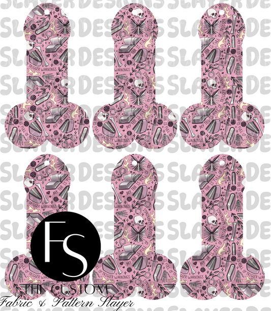 COCKMARK11 - Cut and Sew Bookmarks FABRICSLAYER - Preorder