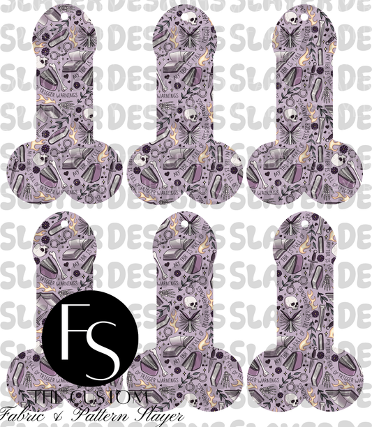 COCKMARK12 - Cut and Sew Bookmarks FABRICSLAYER - Preorder