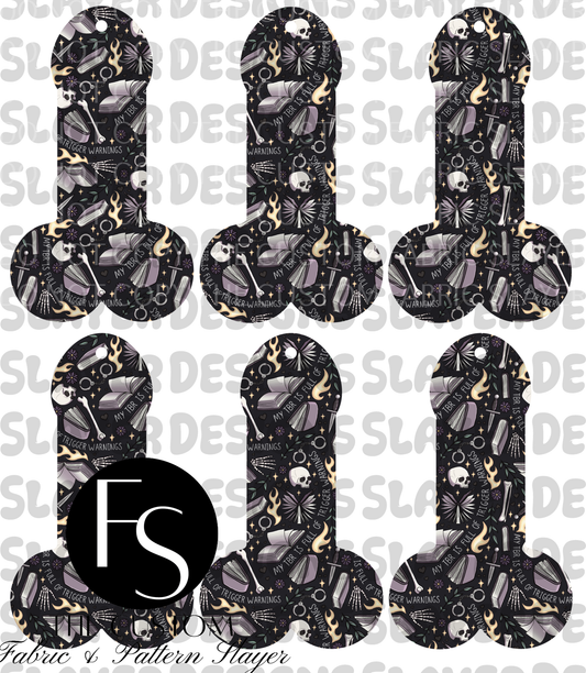 COCKMARK13 - Cut and Sew Bookmarks FABRICSLAYER - Preorder