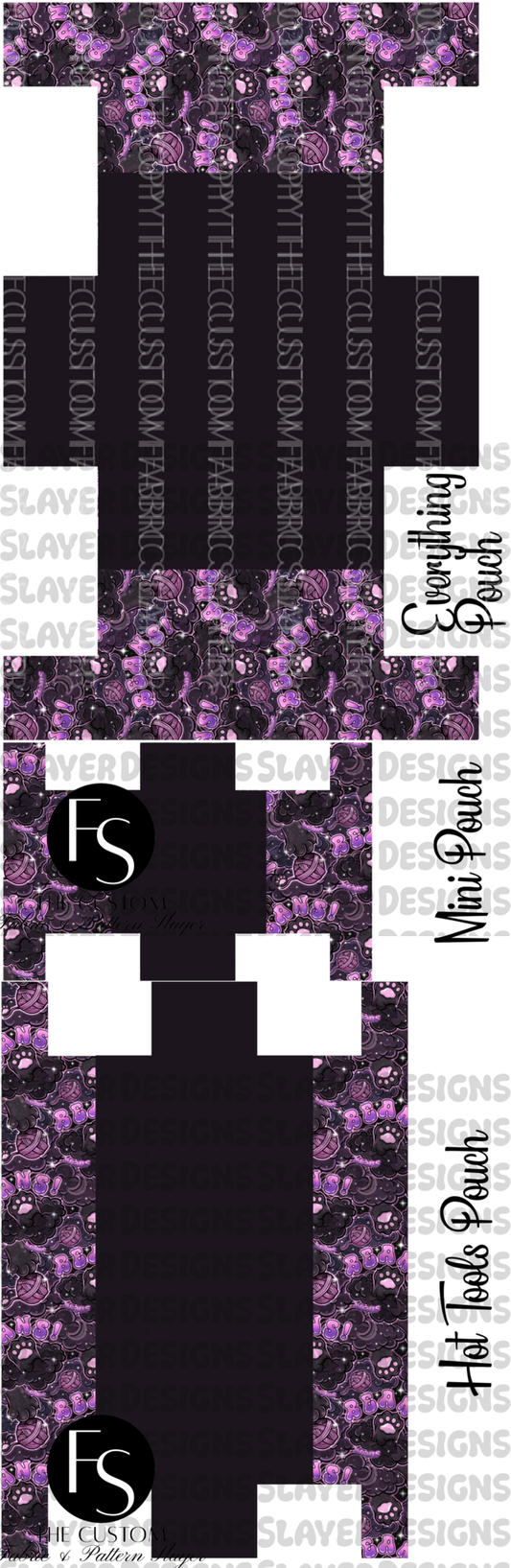 BOXYSET040 - Cut and Sew Boxy Pouch FABRICSLAYER - Preorder