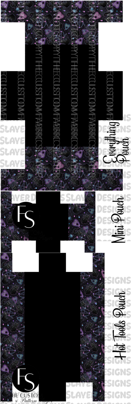 BOXYSET038 - Cut and Sew Boxy Pouch FABRICSLAYER - Preorder