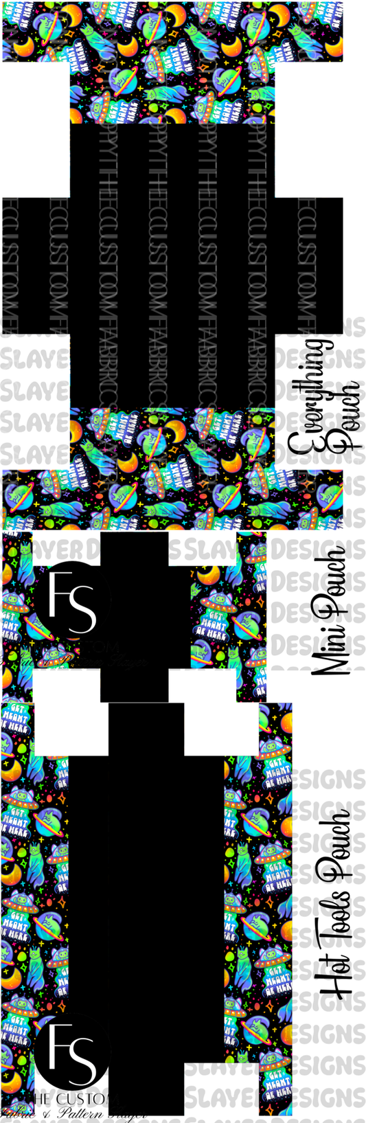 BOXYSET037 - Cut and Sew Boxy Pouch FABRICSLAYER - Preorder