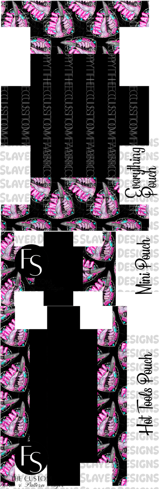 BOXYSET031 - Cut and Sew Boxy Pouch FABRICSLAYER - Preorder