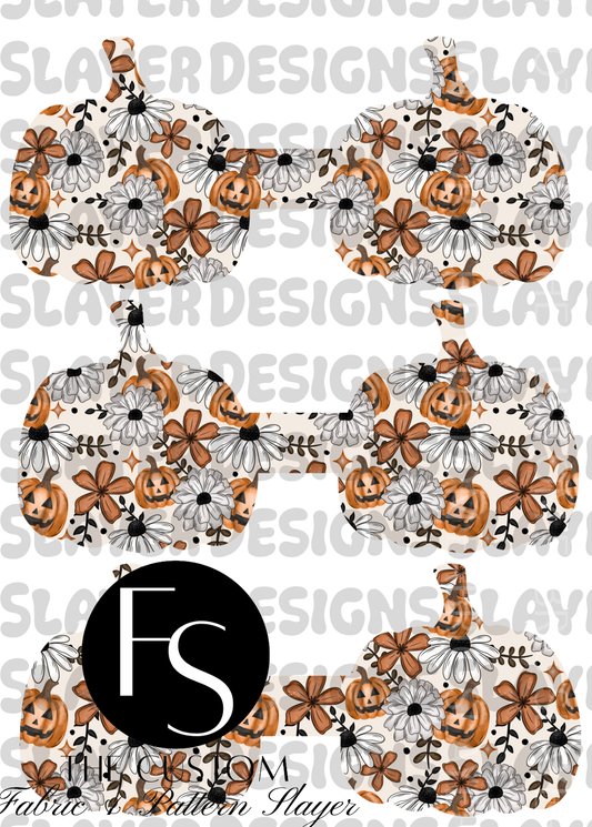 PUMPKINCHAIN006 - Cut and Sew Keychains FABRICSLAYER - Preorder