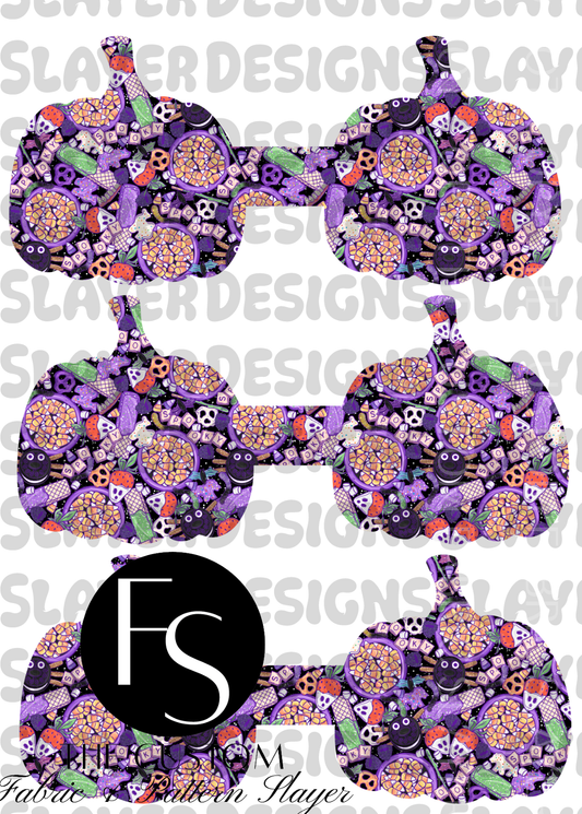 PUMPKINCHAIN010 - Cut and Sew Keychains FABRICSLAYER - Preorder