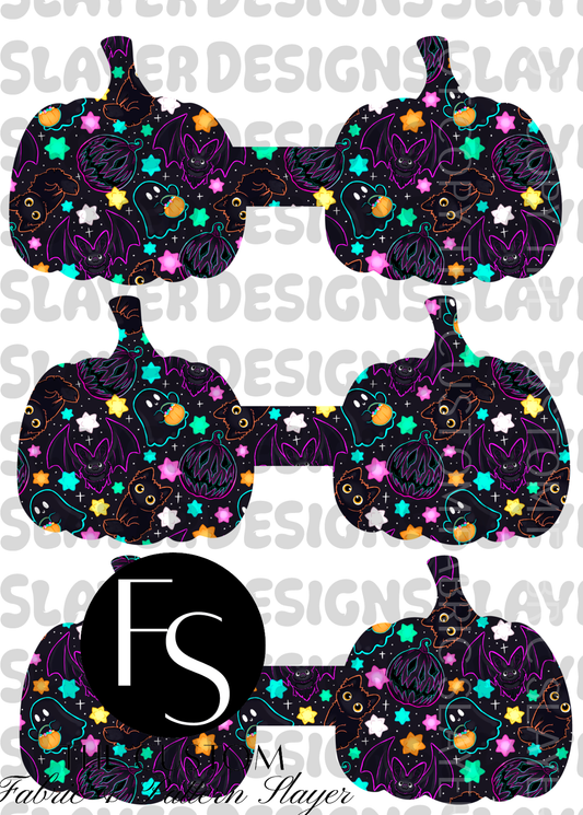 PUMPKINCHAIN012 - Cut and Sew Keychains FABRICSLAYER - Preorder