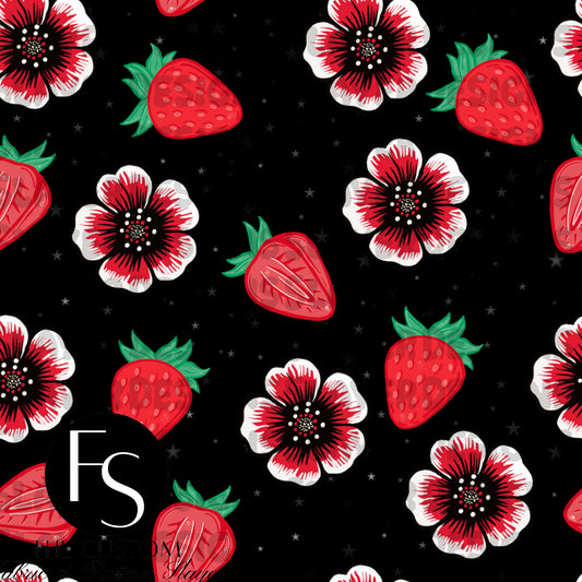 Hibiscus Strawberries A  - FABRICSLAYER