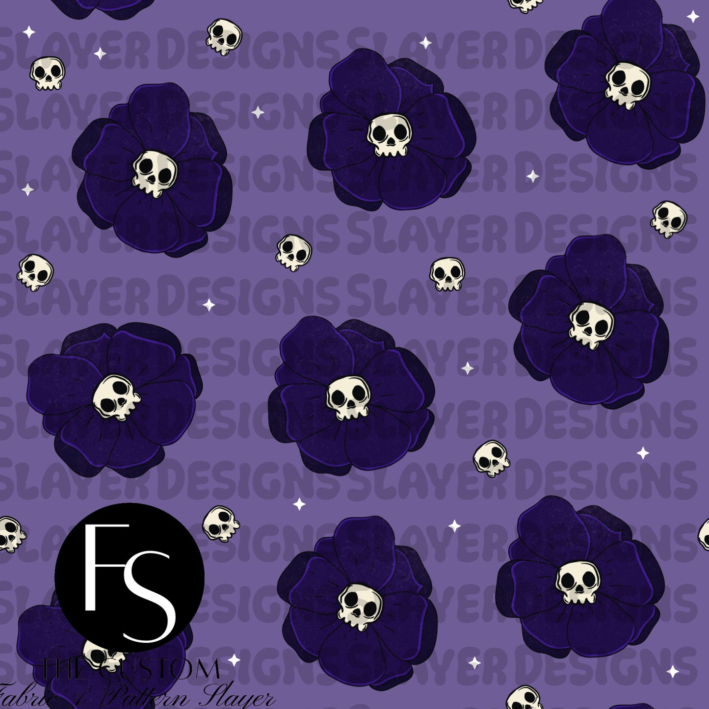 Floral Skulls  - FABRICSLAYER