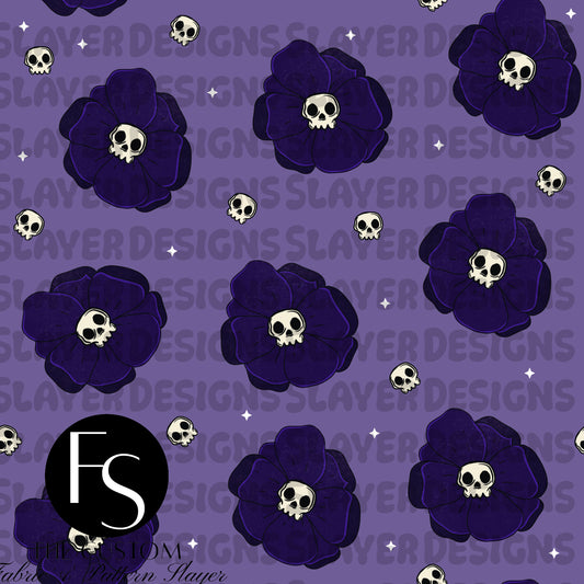 Floral Skulls  - FABRICSLAYER