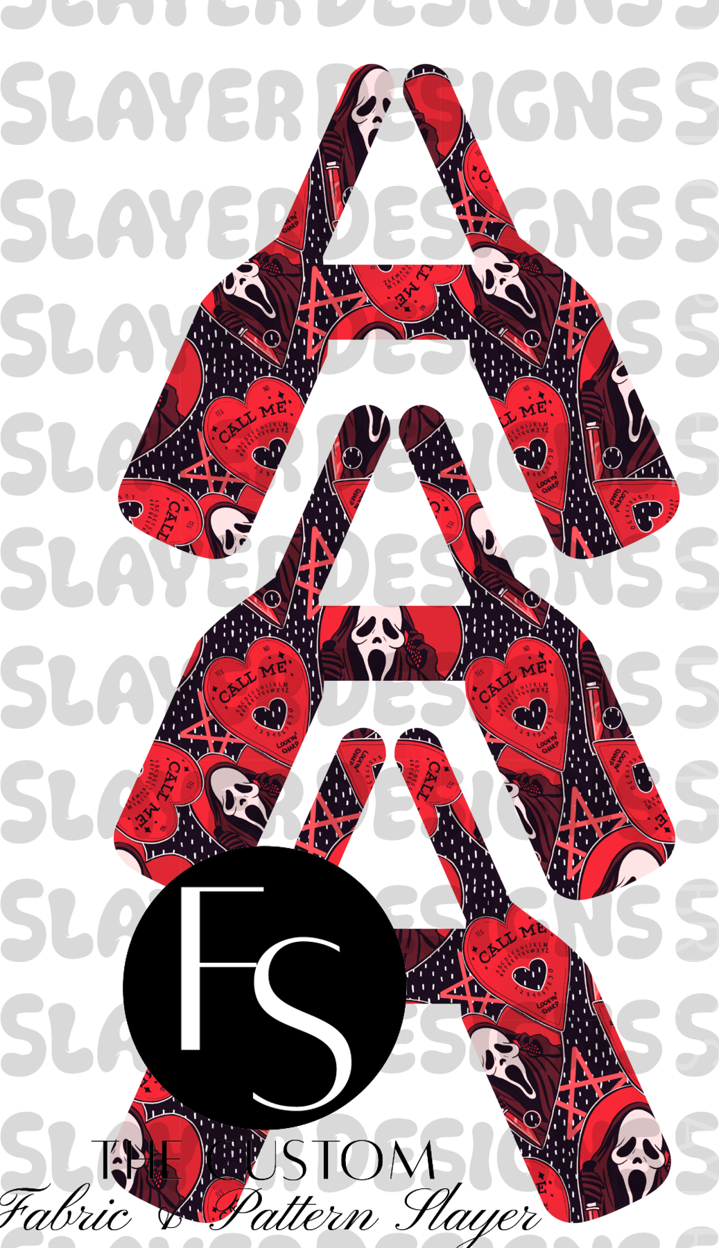 PADDLECHAIN005 - Cut and Sew Keychains FABRICSLAYER - Preorder