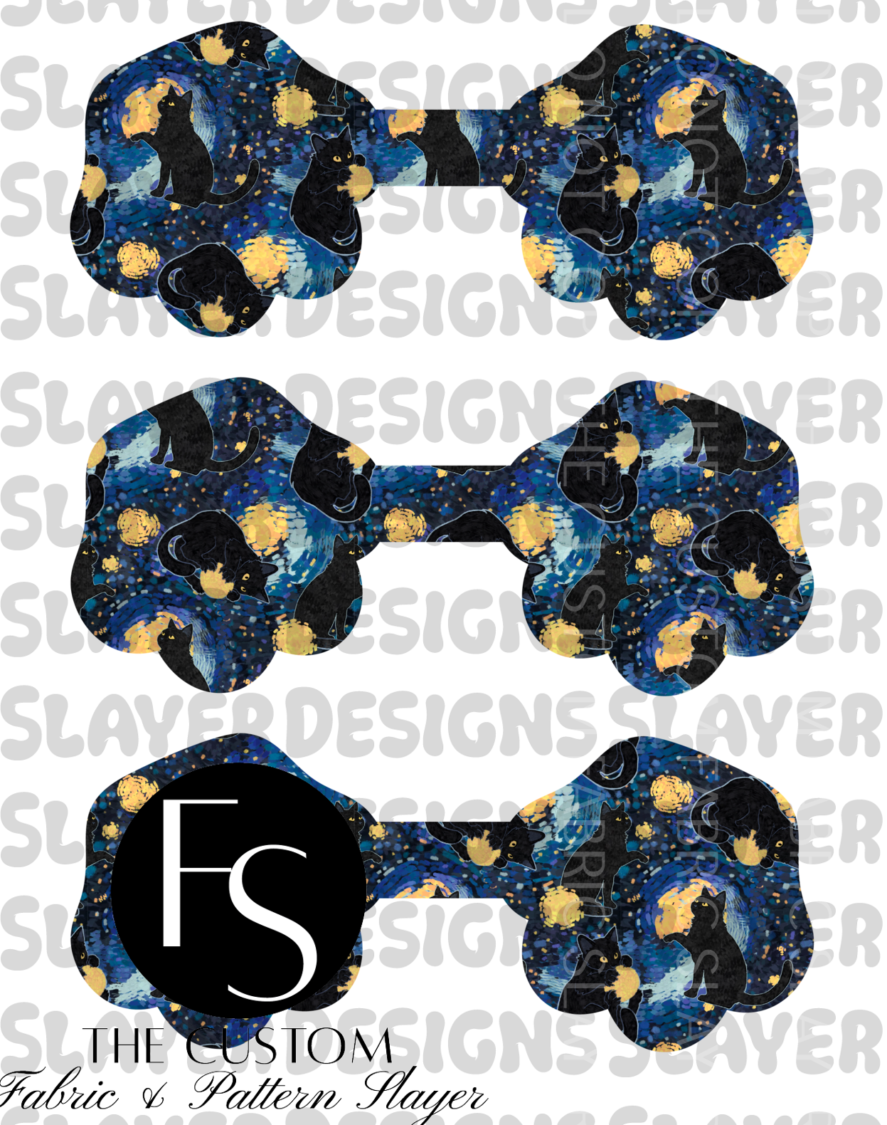 PAWCHAIN004 - Cut and Sew Keychains FABRICSLAYER - Preorder