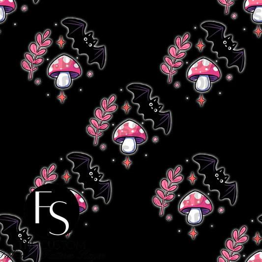 Spooky Mushrooms Coordinate - FABRICSLAYER